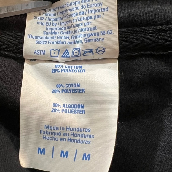 Port & Company Core Fleece Full-Zip Hooded Sweatshirt Black With Graphics Size M - Picture 5 of 5